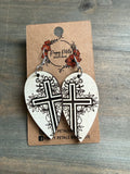 Cross earrings