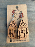 Simple Bigfoot earring