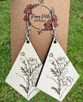 Floral Dangle Earring