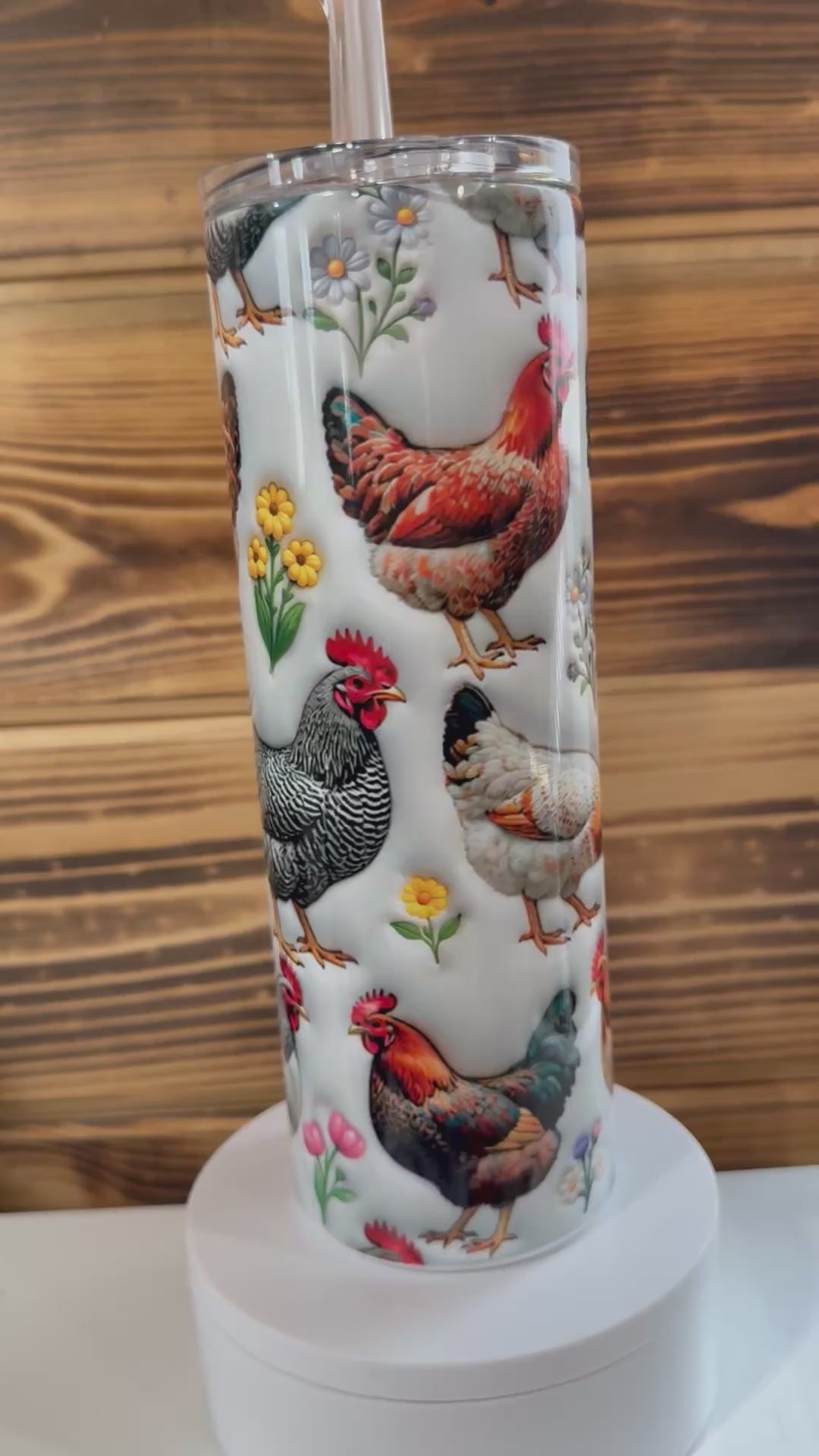 Adorable chicken cup
